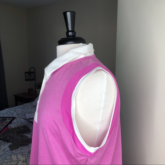 Nike Golf Pink Athletic Tour Performance Tank XL - Picture 5 of 10